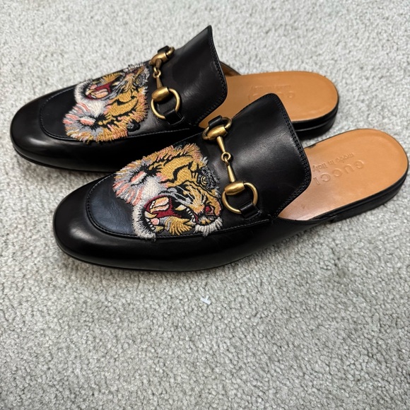 Gucci King Tiger Princeton Leather Loafer For Men Size 6 - Picture 8 of 8